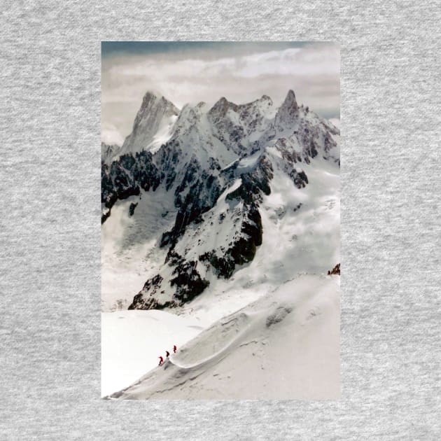 Chamonix Aiguille du Midi Mont Blanc Massif French Alps France by AndyEvansPhotos